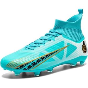 Chaussures De Football Homme/Enfant – Crampons Pour Terrain Naturel Et Synthétique – Taille 39 à 45 – Léger, Respirant, Semelle Réactive