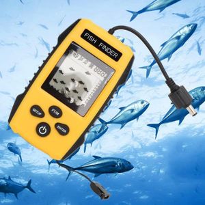 OUTILLAGE PÊCHE Mxzzand Sondeur de poisson Détecteur de poisson portatif à écran LCD TL88, détecteur de profondeur de poisson avec photo numerique