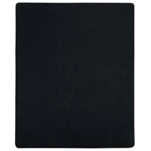 DRAP HOUSSE Drap-housse Jersey Noir 100x200 cm Coton - Pwshymi