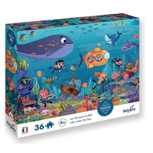 PUZZLE Puzzle La vie sous la mer - SENTOSPHERE - 36 pièce