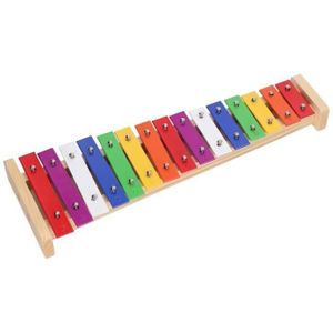 INSTRUMENT DE MUSIQUE Haokan-jouet xylophone pour enfants Instrument de xylophone Glockenspiel éducatif coloré de xylophone de 15 notes avec 2 maillets