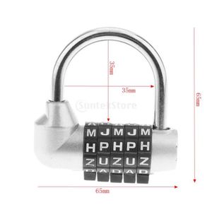ZHOUBA Cadenas de sécurité à code 5 lettres Bleu ZHOUBA Cadenas de sécurité à code 5 lettres Bleu