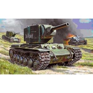 VOITURE À CONSTRUIRE Maquette char : KV-2 - ZVEZDA - Modèle KV-2 - Type de Produit : Maquette char