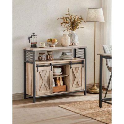 Buffet de cuisine avec portes coulissantes