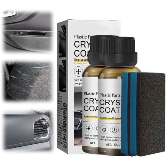 Nettoyant Et Renovateur Plastique Intérieur Voiture – Spray Brillant Longue Durée | Tableau De Bord, Portières