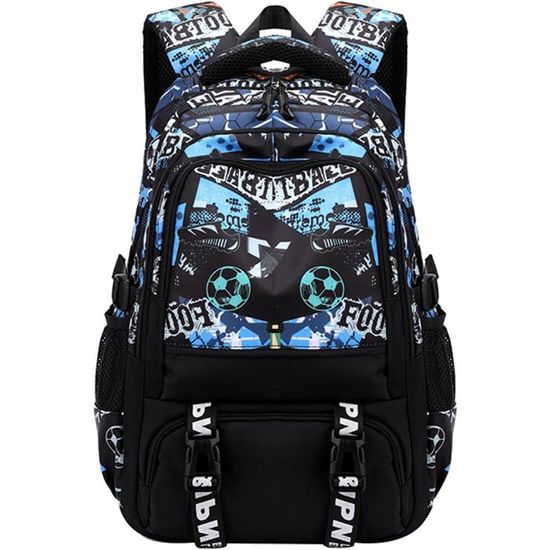 Tanou Sac à Dos College Garçon Camouflage Renforcé - Cartable Scolaire Résistant à L'Eau 36L Pour Ados 10-18 Ans