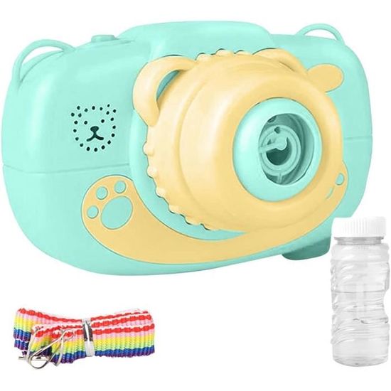 Machine à Bulles Automatique Avec Lumières Et Musique – Portable, Design Chat, Pour Enfants