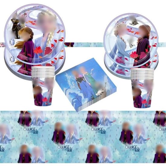 Vaisselle Anniversaire K Pop Demon Hunters - Assiettes, Gobelets, Serviettes, Nappe, Bannières - Pour Fête Enfant