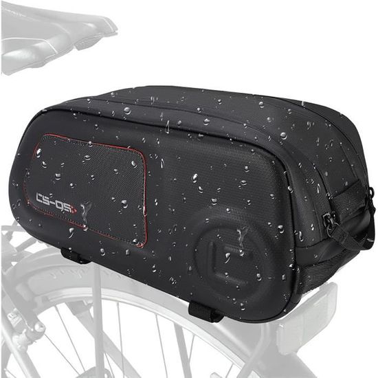 Sacoche de Vélo Grande Capacité Durable 2 Couleurs Pour Porte-Bagages