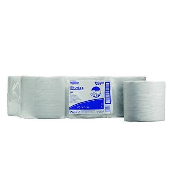 WypAll Essuyeur L10 6222 à Dévidage Central - 6 Bobines X 430 Feuilles - Idéal Zones Alimentaires