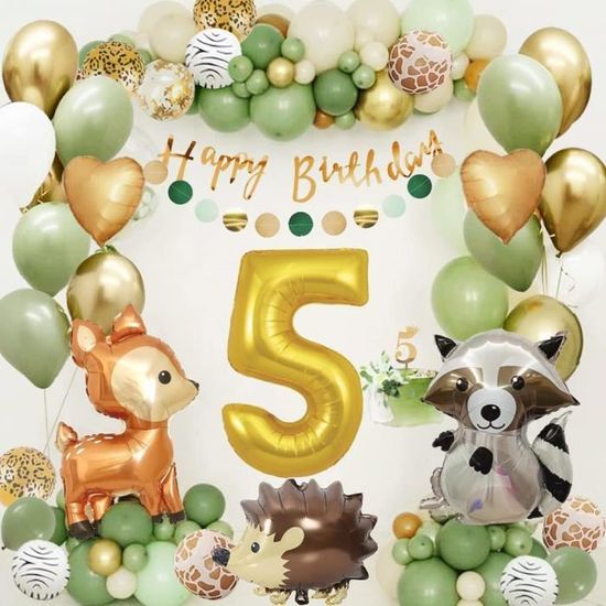 Ballons 24 Ans Anniversaire Garcon Fille Vert, Décoration