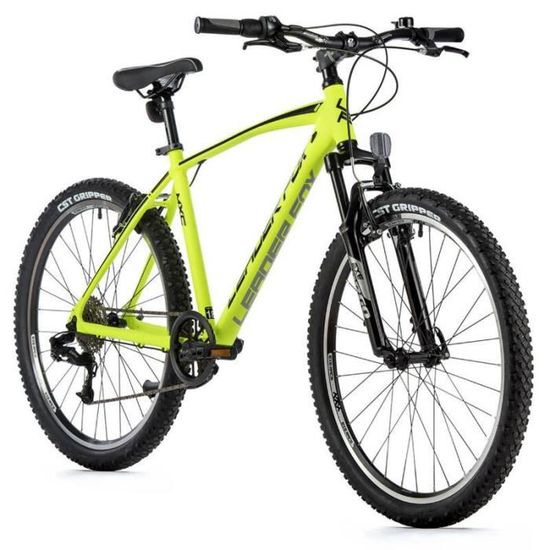 Vélo électrique VTT musculaire Leader Fox Mxc 2023 - Jaune - Homme - 170/178 cm
