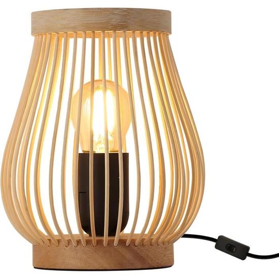 Lot De 2 Lampes De Table En Rotin Pour Salon Avec 2 Ports USB, 68,6 Cm De Haut, Lampe De Chevet Rustique En Jonc De Mer Tissé Pour Table D'appoint, Douille E26