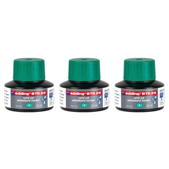 Recharges D'encre Pour Stylos Effaçables Mr. Wonderful - Lot De 3 (rouge, Vert, Noir) - Encre Gel Thermosensible 0,7 Mm