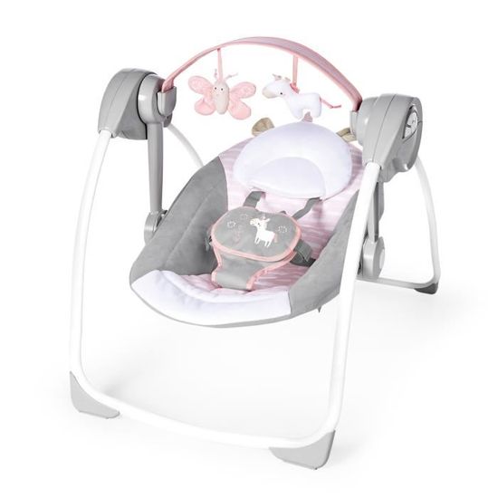 Babymoov Balancelle bébé électrique Swoon Motion, Assise à 360°, Zinc -  Cdiscount Puériculture & Eveil bébé