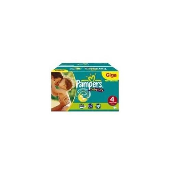 150 Couches Pampers Baby Dry taille 4