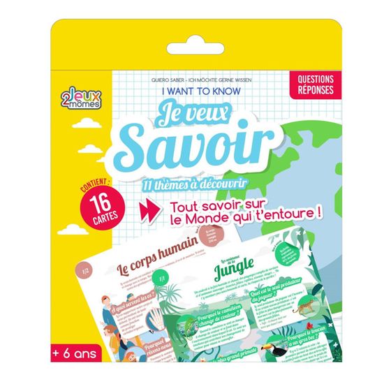 Jeu des differences Jeux 2 momes 16 cartes