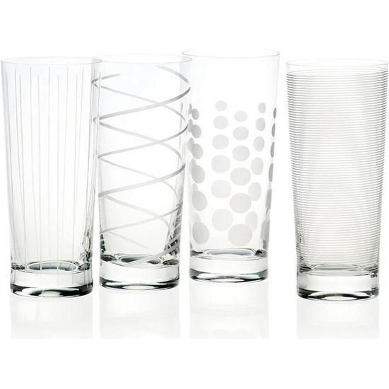 Set Verres Turquie Verres à Eau Pasabahce Allegra - Lot De 6 | 470ml | Verre Soda | Recyclable Verres Cadeau Lave-vaisselle