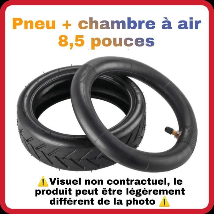1 Pneu 8,5x1/2 pouces + 1 chambre à air Epaisse Pour trottinette électrique xiaomi M365 pro 1s essential Wispeed Dualtron mini lot