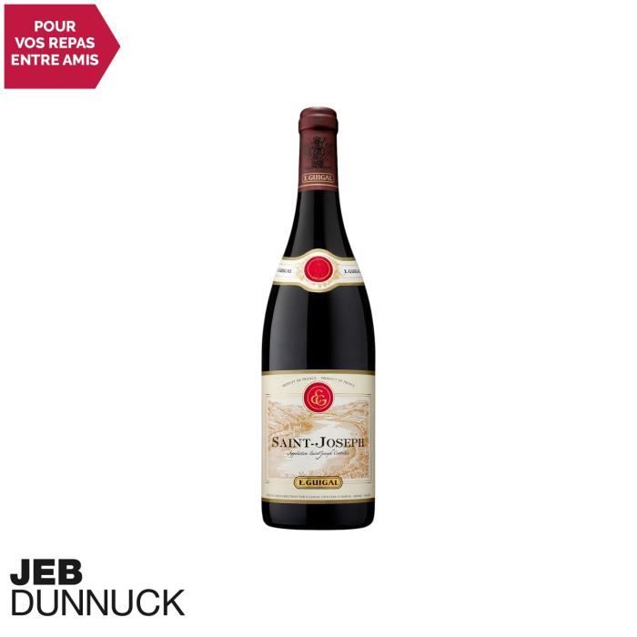 Saint-Joseph Rouge 2018 - 75cl - Maison Guigal - Vin AOC Rouge de la Vallée du Rhône - 92-94-100 Jeb Dunnuck - Cépage Syrah