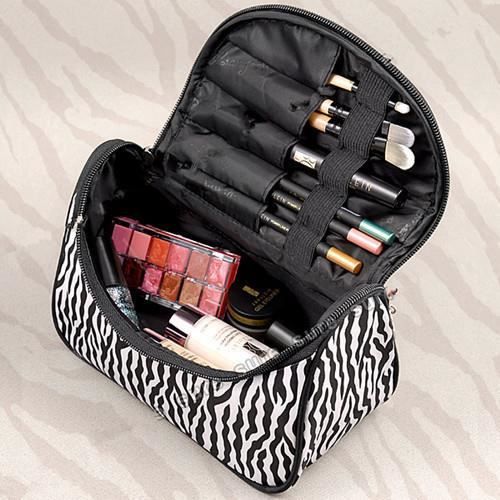 DAMILY® Trousse de maquillage voyage cosmétiques organisateur femme sac à main multifonction pochette de rangement de toilette