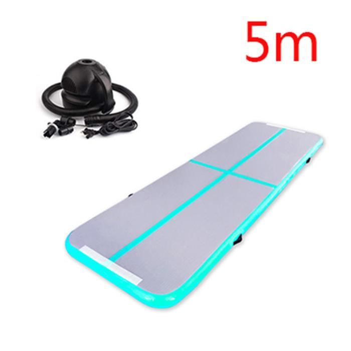 Livraison gratuite 5m matelas de gymnastique gonflable Gym dégringolade Air piste plancher culbutant Air piste tapis pour adultes