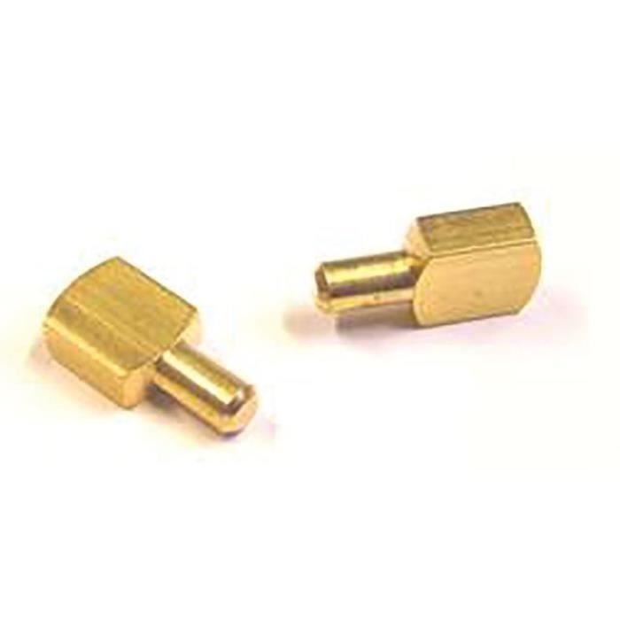 Douille crantée pour taquet tige lisse 6 m laiton poli - QDCR - 9012AS00