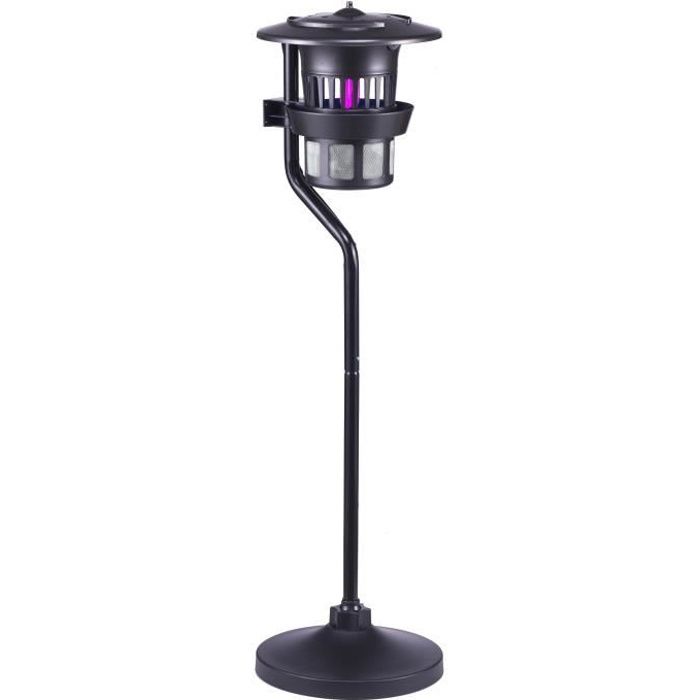Master Trap - Lampe UV / Piège Anti Moustique TIGER TRAP PRO - Extérieur - Protection Anti-insectes - Noir