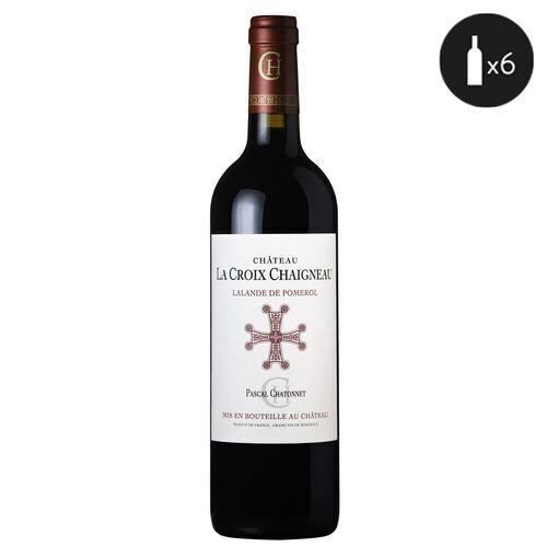 6 bouteilles - Vin rouge - Tranquille - Château La croix chaigneau Lalande-de-Pomerol Rouge 2016 6x75cl
