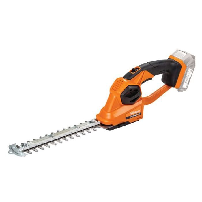 Taille Haie Et Herbe sans fil eléctrique 18V Lame 200 Mm et coupe-herbe Fuse VCS 7620 Villager sans batterie ni chargeur