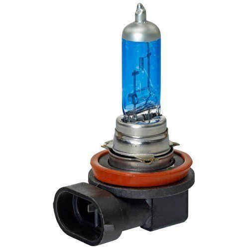 Euroda DWH08 - AUTO/MOTO - AMPOULES - DW H08 Ampoules Halogène E4 H8 35W/12 V/4800K, Super White Bleu, 2 Pièces