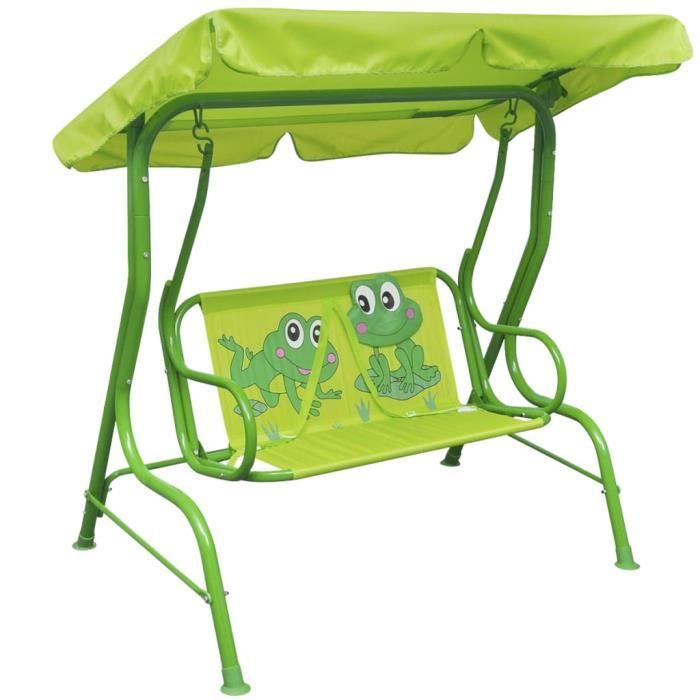 BRAVO*6010Haute Magnifique Balancelle De jardin - Balancelle d'extérieur Siège balançoire Balancelle pour enfants Bébé Grand Confort