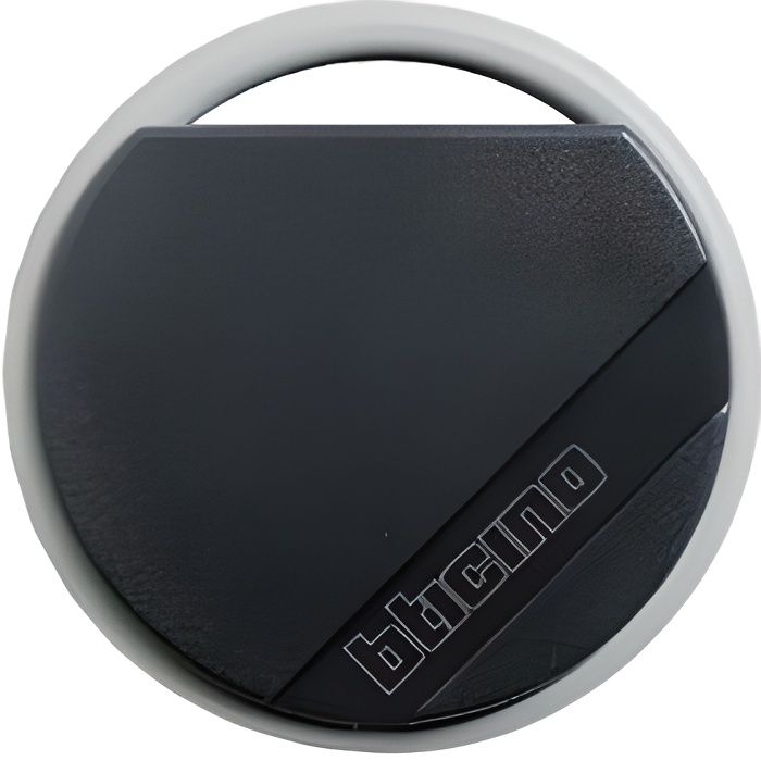 Bticino Terraneo 348200 - Badge de proximité résidents 13.56Mhz (lecture/écriture) - Couleur Noire