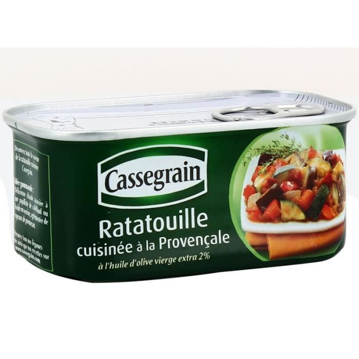BONDUELLE EUROPE LONG LIFE Ratatouille à la provençale Cassegrain - 185 g