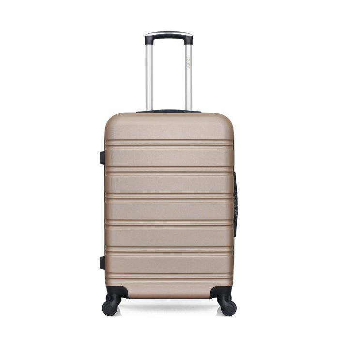 HERO – VALISE WEEK-END - ABS – 65cm – 4 roues – RENOSO – BEIGE