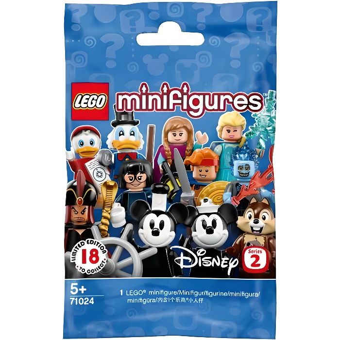 LEGO - DISNEY CLASSIQUES - Minifigurines - Sachet 1 Figurine