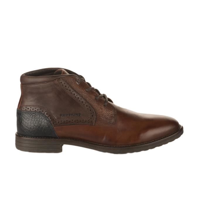 Bottines homme - REDSKINS - Marron cognac - 42