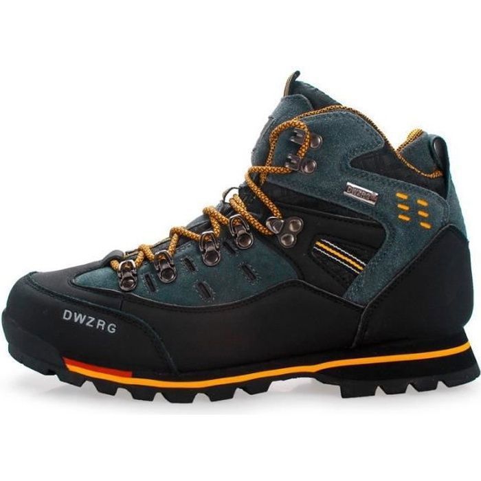 Chaussure Homme Randonnée cuir Marche Voyage Imperméable Confort Maintien