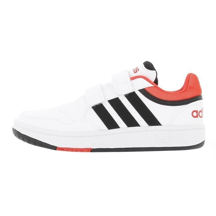 Chaussures basses cuir ou simili Hoops 3.0 cf c - Adidas