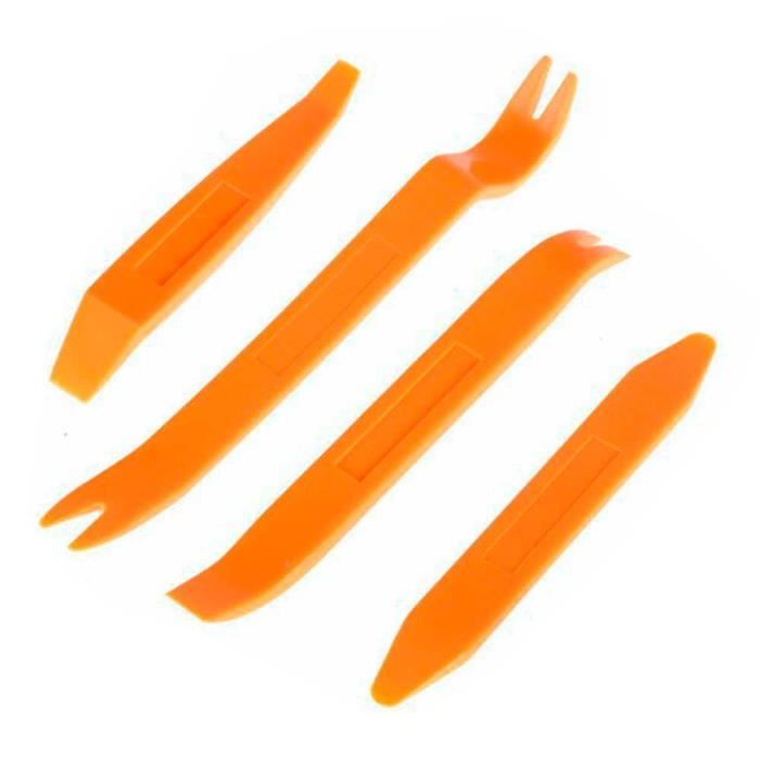 OCIODUAL Set de 4pcs Voiture Audio Outil Démontage Garniture Tableau de Bord Autoradio