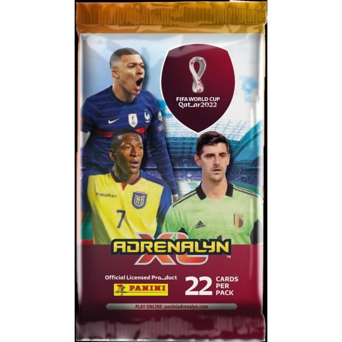 Pack de 22 cartes à collectionner PANINI - World Cup Qatar 2022