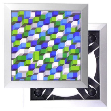 ROCK ON WALL SILVER - Rangement disques