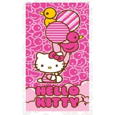 Drap de Plage Hello Kitty 140cm x 70 cm