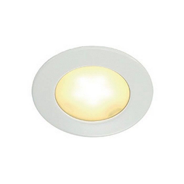 ENCASTRE PLAFOND ROND 3W LED blanc chaud Chrome