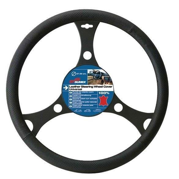 couvre volant noir hyundai i20 - diamètre volant 37/39cm -