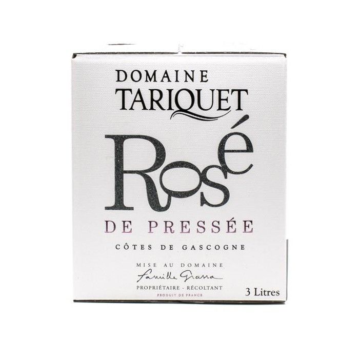 Domaine Tariquet Rosé de Pressée IGP Côtes de Gascogne BIB 3l