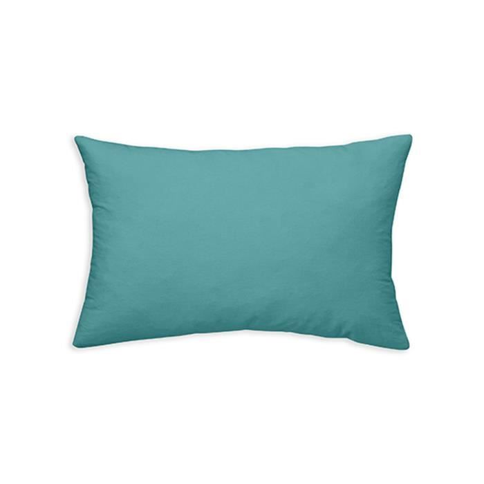 TODAY Coussin déhoussable 100% coton - 30 x 50 cm - Diabolo menthe