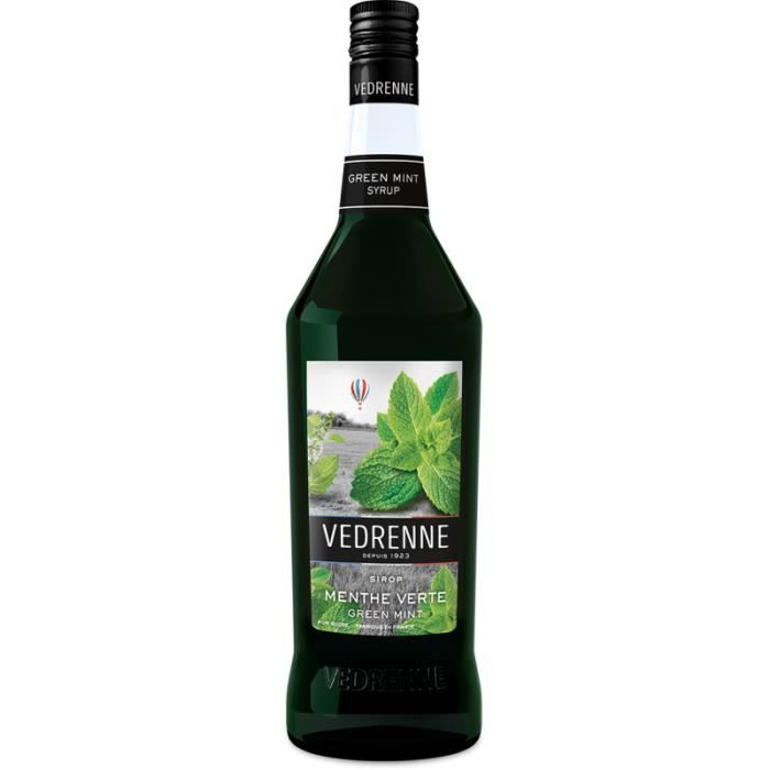 Sirop de Menthe Verte VEDRENNE 100cl - Fraîche et puissante
