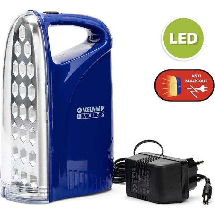 IRON LIGHT: Lampe portable rechargeable 21 LED anti coupures de courant