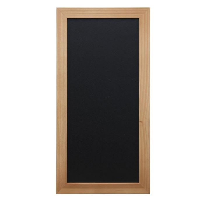 Ardoise murale rectangulaire, 20 x 24 cm, Teck
